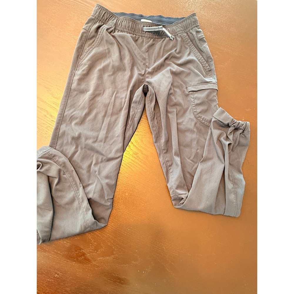 REI Co-op Trail Jogger Pants Blue Nylon Stretch Hiking Cargo 10-12 Girls